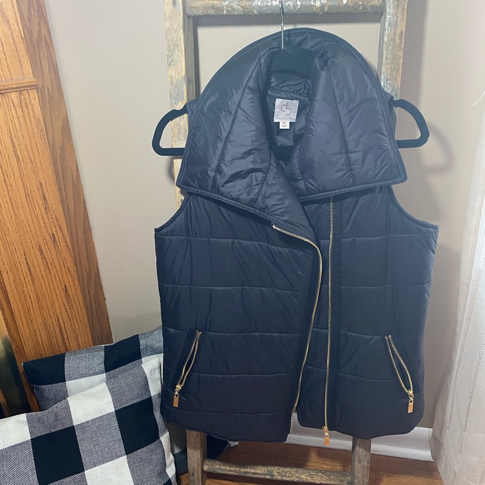 Black Puffer Vest